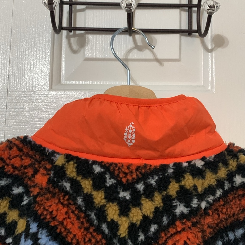 Free People Multicolor Fleece Jacket - Picture 2 of 10
